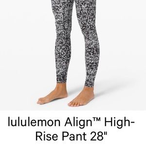 Lululemon align high rise pant
